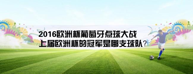 2016欧洲杯葡萄牙点球大战,上届欧洲杯的冠军是哪支球队？