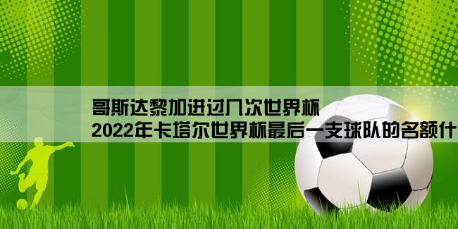 哥斯达黎加进过几次世界杯,2022年卡塔尔世界杯最后一支球队的名额什么时候出来