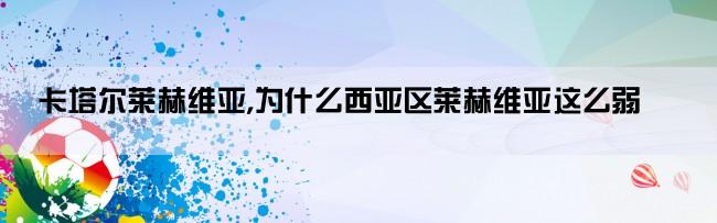 卡塔尔莱赫维亚,为什么西亚区莱赫维亚这么弱