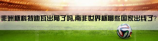 非洲杯科特迪瓦出局了吗,南非世界杯哪些国家出线了？