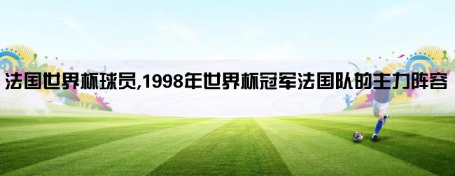 法国世界杯球员,1998年世界杯冠军法国队的主力阵容