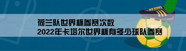 荷兰队世界杯参赛次数,2022年卡塔尔世界杯有多少球队参赛