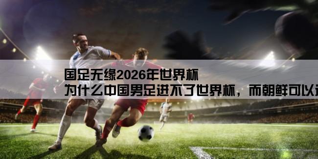 国足无缘2026年世界杯,为什么中国男足进不了世界杯，而朝鲜可以进的原因