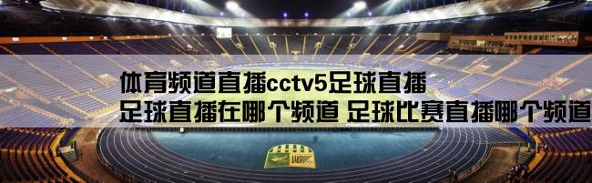 体育频道直播cctv5足球直播,足球直播在哪个频道 足球比赛直播哪个频道