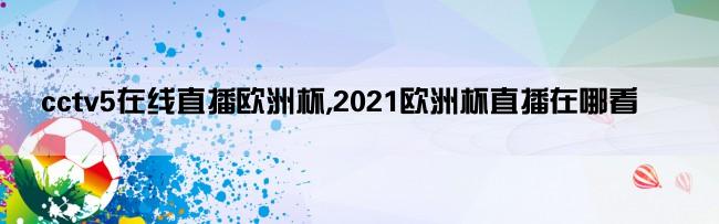 cctv5在线直播欧洲杯,2021欧洲杯直播在哪看