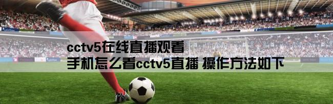 cctv5在线直播观看,手机怎么看cctv5直播 操作方法如下