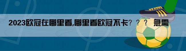 2023欧冠在哪里看,哪里看欧冠不卡？？？ 急需