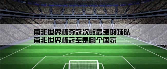 南非世界杯夺冠次数最多的球队,南非世界杯冠军是哪个国家