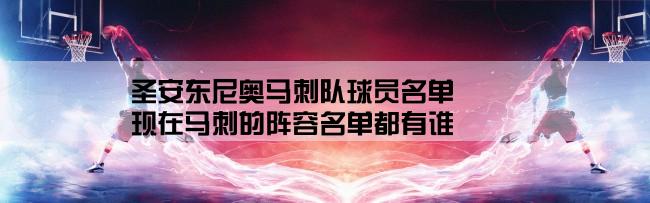 圣安东尼奥马刺队球员名单,现在马刺的阵容名单都有谁