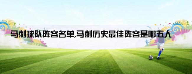 马刺球队阵容名单,马刺历史最佳阵容是哪五人