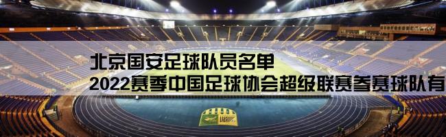 北京国安足球队员名单,2022赛季中国足球协会超级联赛参赛球队有哪些