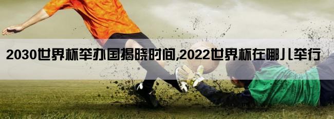 2030世界杯举办国揭晓时间,2022世界杯在哪儿举行